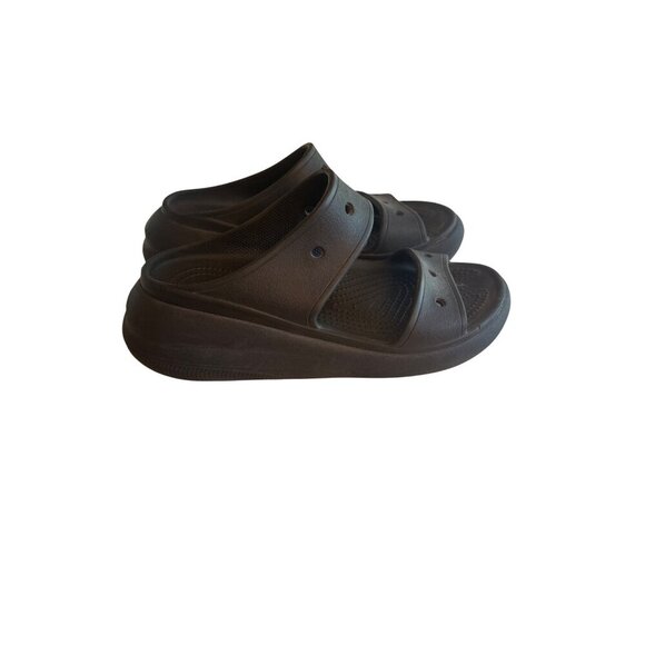 Crocs Unisex Classic All-Terrain Wedge Sandal Slide M6/W8 Black - Picture 2 of 6